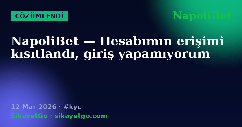 NapoliBet — 12 Mar 2026