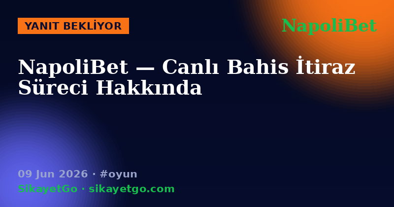 NapoliBet — 09 Jun 2026