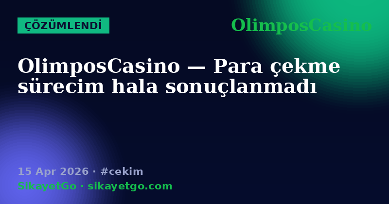 OlimposCasino — 15 Apr 2026