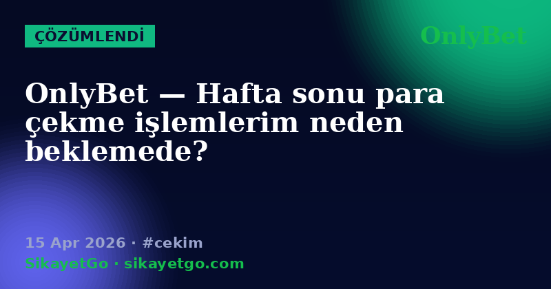 OnlyBet — 15 Apr 2026