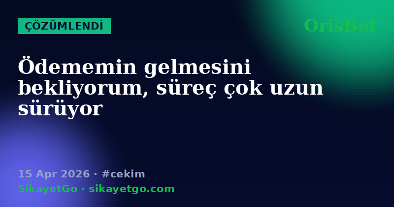 OrisBet — 15 Apr 2026