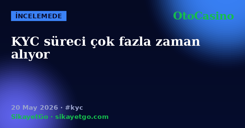 OtoCasino — 20 May 2026