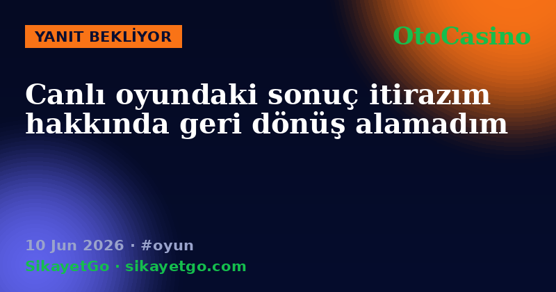 OtoCasino — 10 Jun 2026
