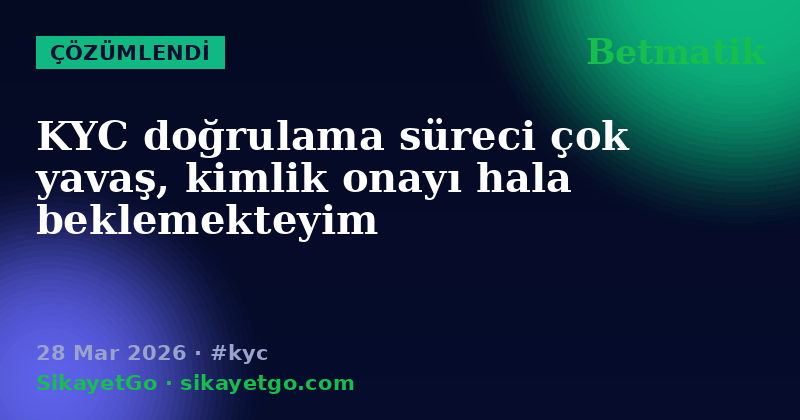 Betmatik — 28 Mar 2026