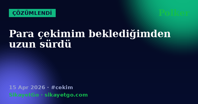 Polker — 15 Apr 2026