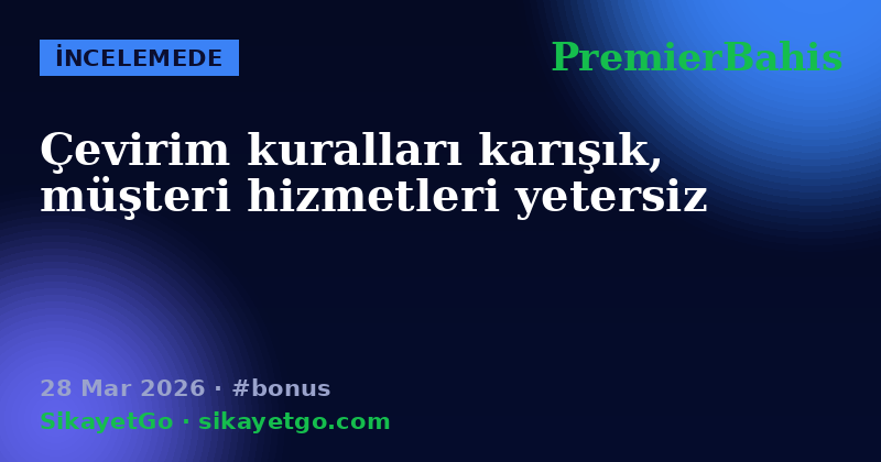PremierBahis — 28 Mar 2026
