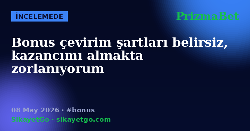 PrizmaBet — 08 May 2026