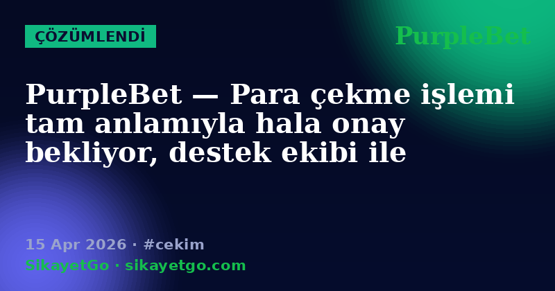 PurpleBet — 15 Apr 2026