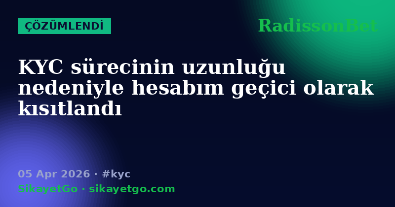 RadissonBet — 05 Apr 2026