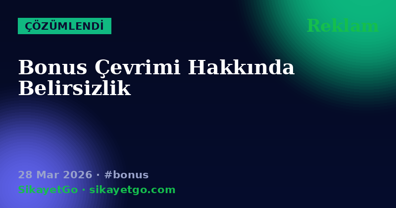 Reklam — 28 Mar 2026