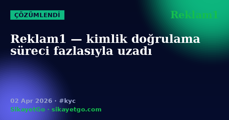 Reklam1 — 02 Apr 2026