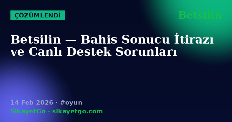 Betsilin — 14 Feb 2026