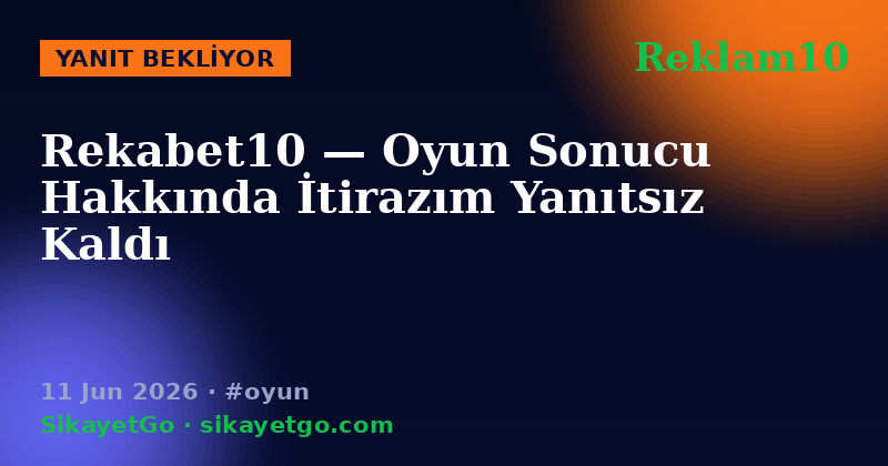 Reklam10 — 11 Jun 2026