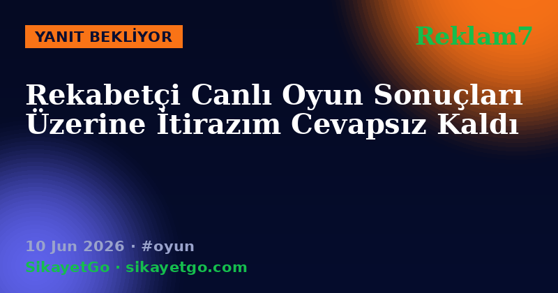 Reklam7 — 10 Jun 2026