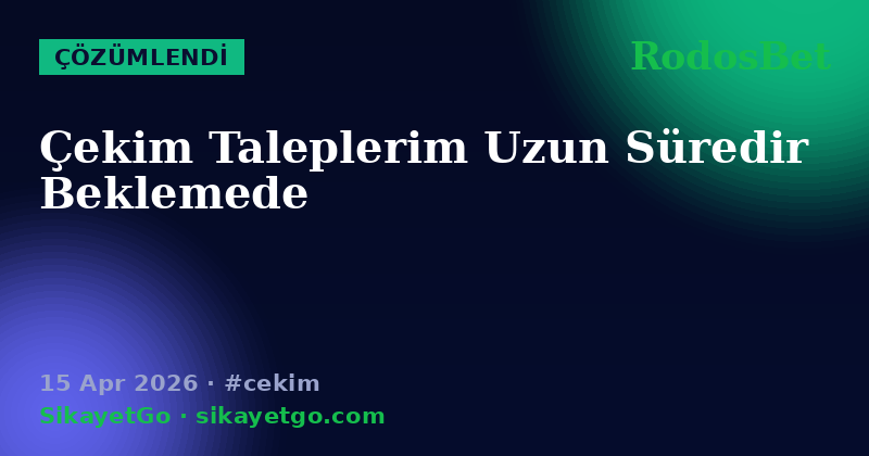 RodosBet — 15 Apr 2026