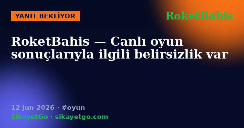 RoketBahis — 12 Jun 2026