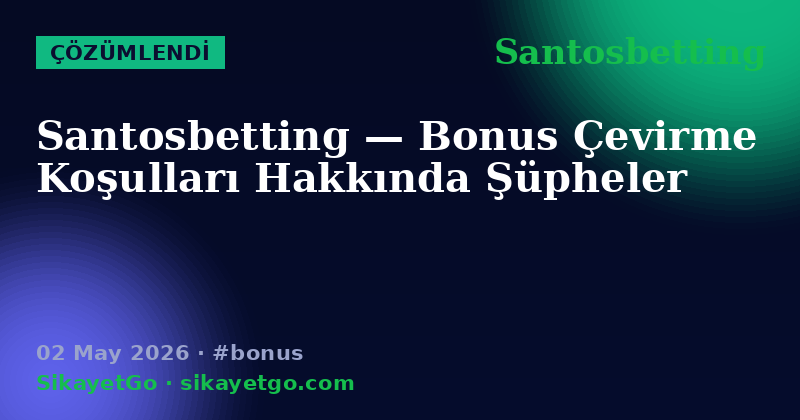 Santosbetting — 02 May 2026