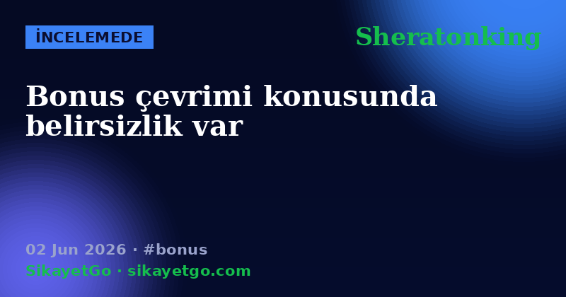 Sheratonking — 02 Jun 2026
