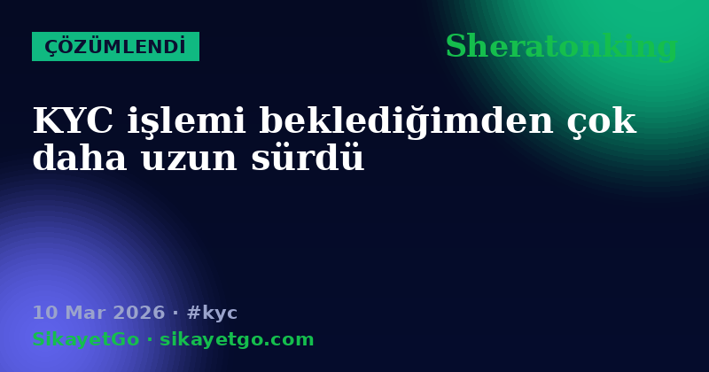 Sheratonking — 10 Mar 2026