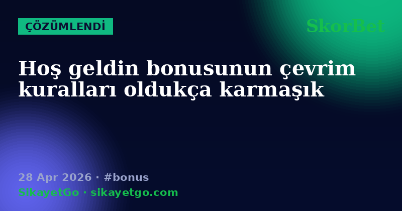 SkorBet — 28 Apr 2026
