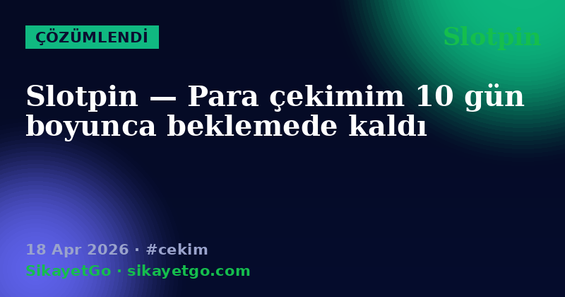 Slotpin — 18 Apr 2026