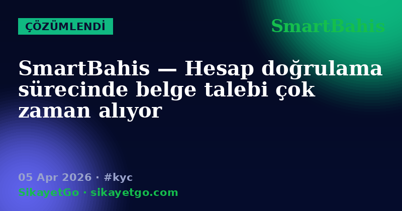 SmartBahis — 05 Apr 2026