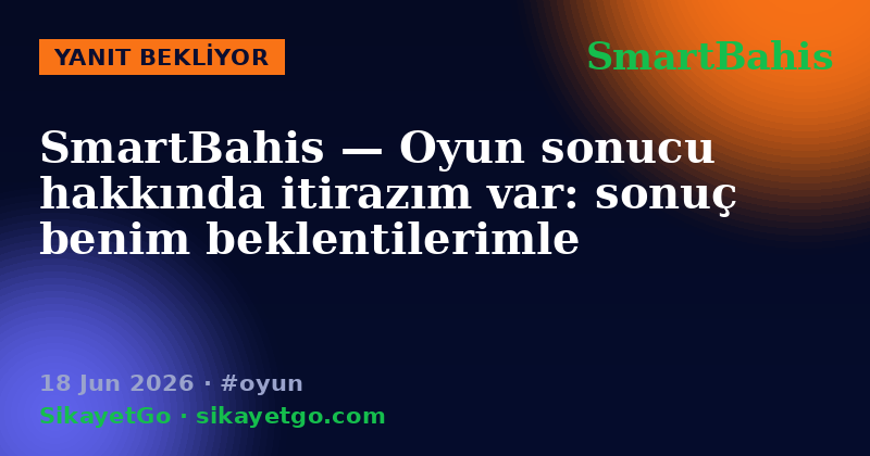 SmartBahis — 18 Jun 2026
