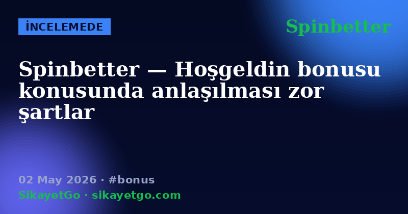 Spinbetter — 02 May 2026