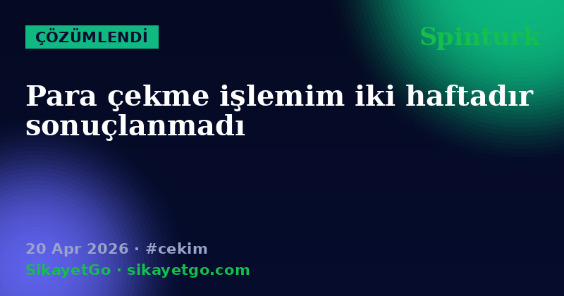Spinturk — 20 Apr 2026