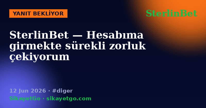 SterlinBet — 12 Jun 2026