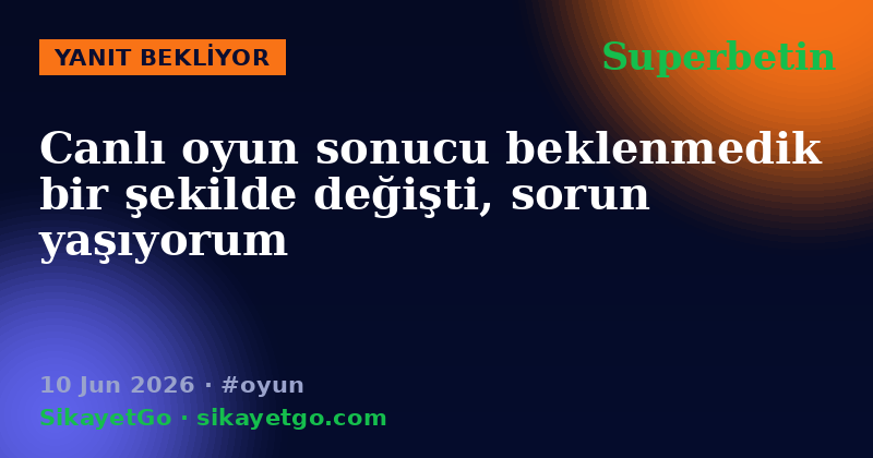 Superbetin — 10 Jun 2026