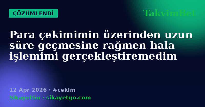 TakvimBet — 12 Apr 2026