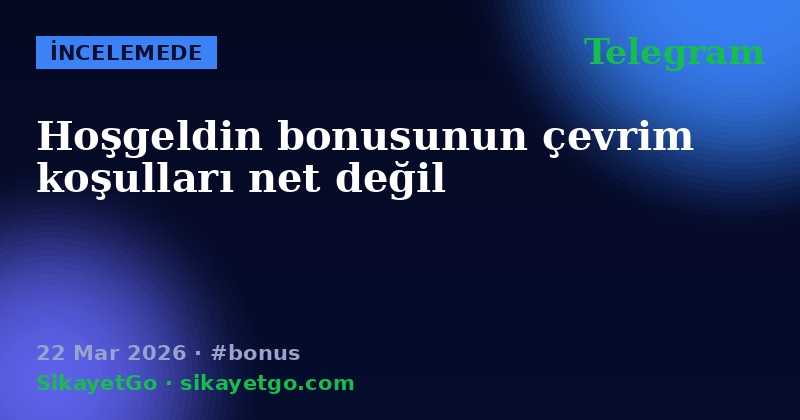 Telegram — 22 Mar 2026