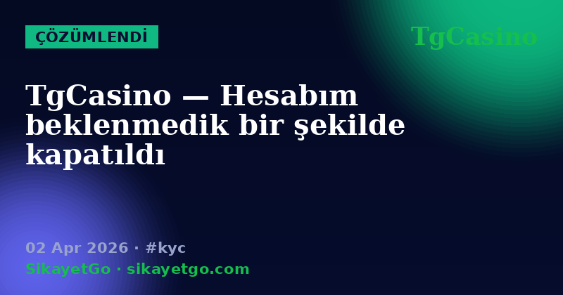 TgCasino — 02 Apr 2026