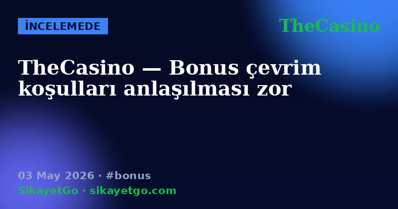 TheCasino — 03 May 2026