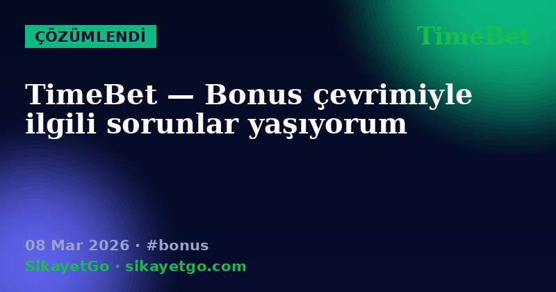TimeBet — 08 Mar 2026