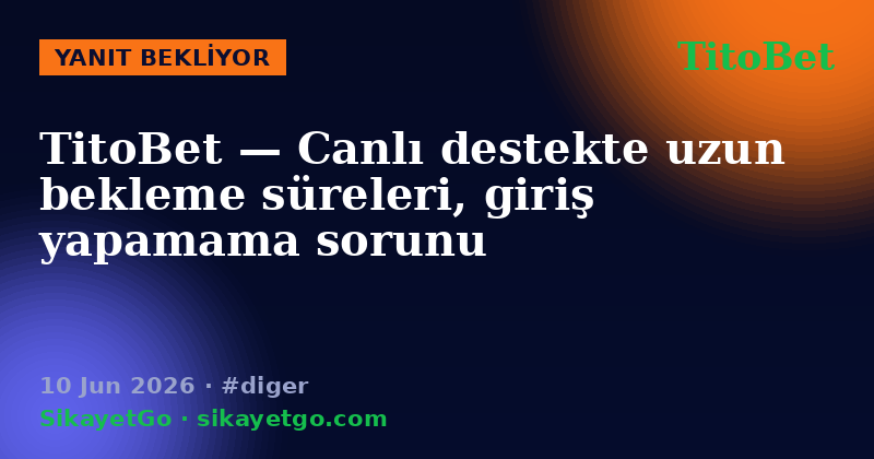 TitoBet — 10 Jun 2026