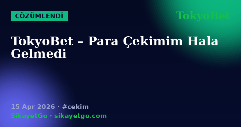 TokyoBet — 15 Apr 2026
