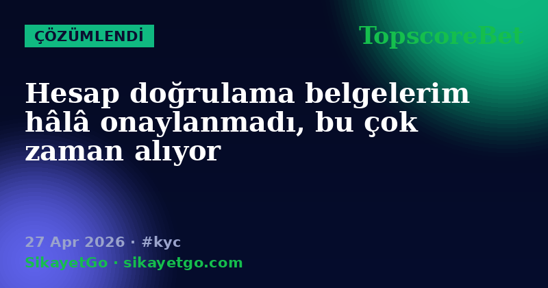 TopscoreBet — 27 Apr 2026