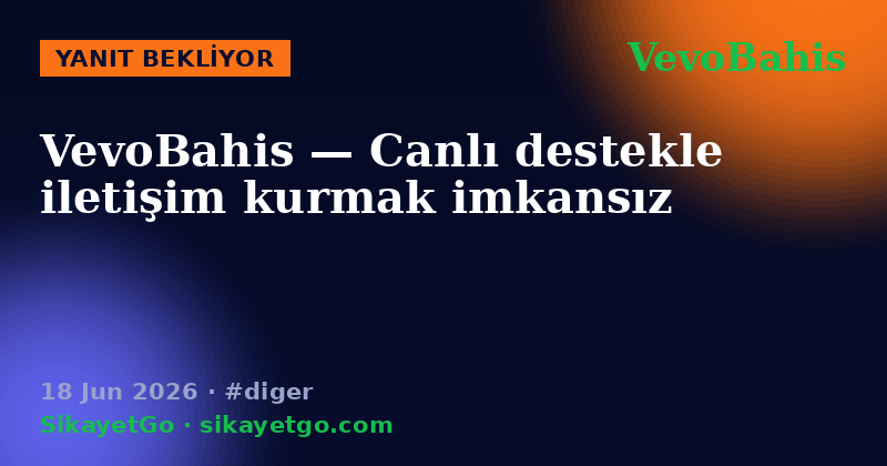 VevoBahis — 18 Jun 2026