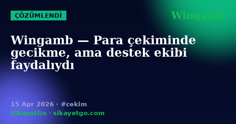 Wingamb — 15 Apr 2026