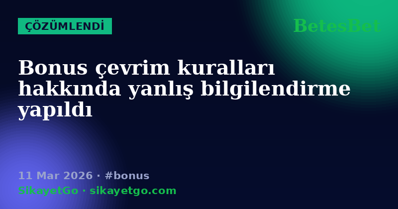 BetesBet — 11 Mar 2026