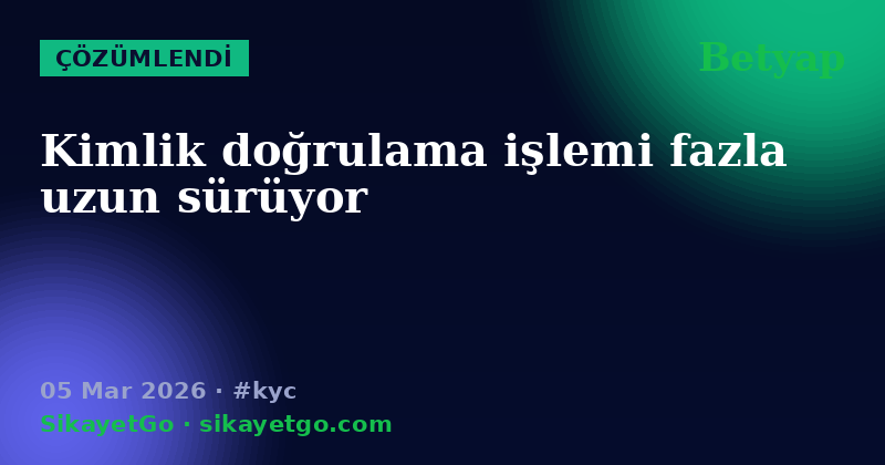 Betyap — 05 Mar 2026