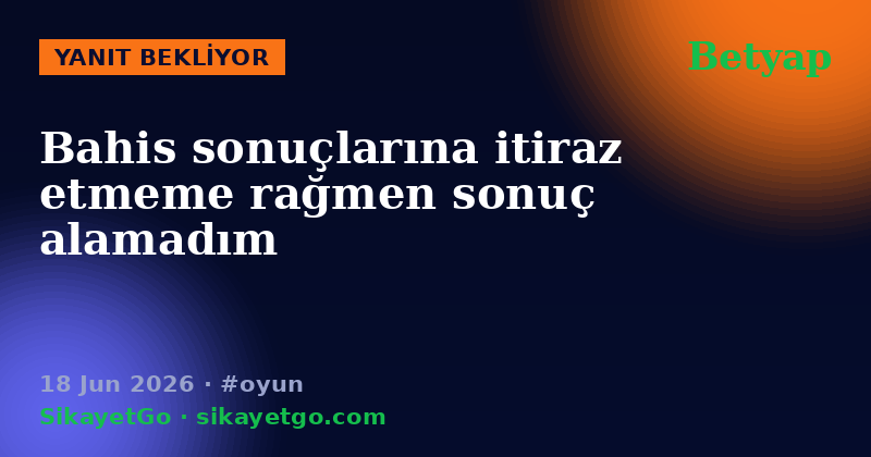 Betyap — 18 Jun 2026