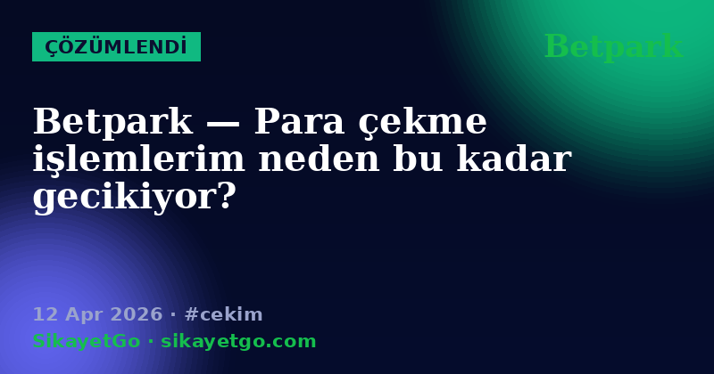 Betpark — 12 Apr 2026
