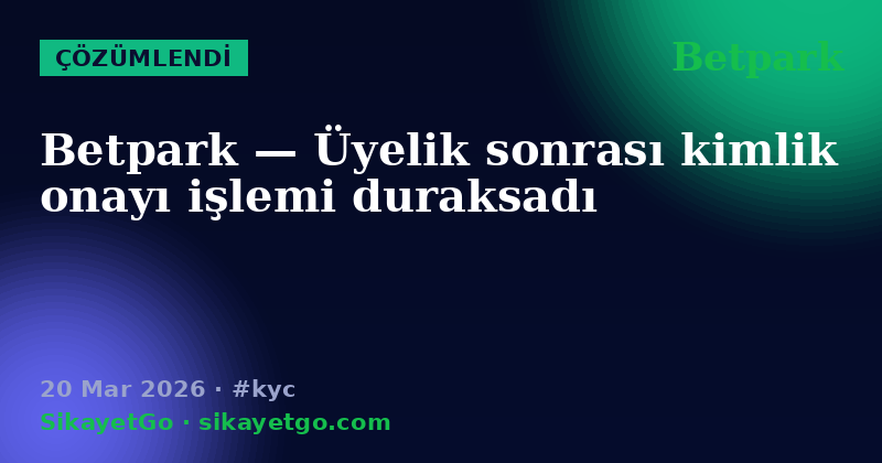 Betpark — 20 Mar 2026