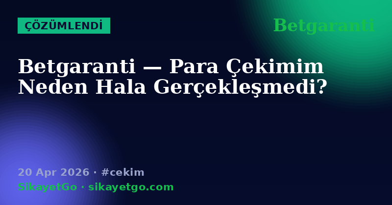 Betgaranti — 20 Apr 2026