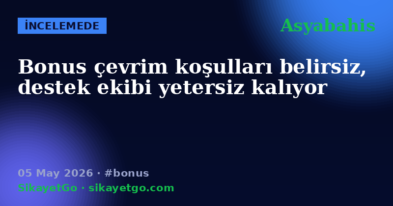 Asyabahis — 05 May 2026