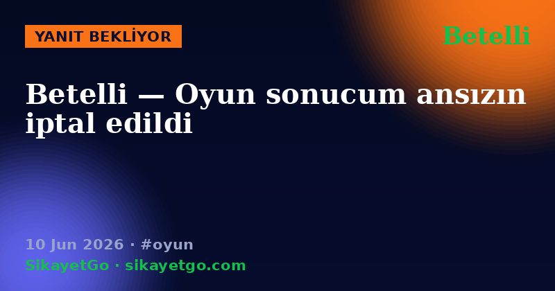 Betelli — 10 Jun 2026