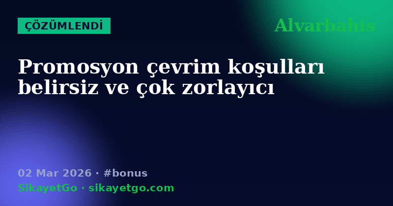 Alvarbahis — 02 Mar 2026